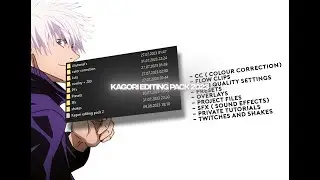 KAGORI EDITING PACK 2023