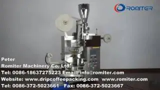 Tea Bag Inter Bag and Outer Bag Packing Machine-Romiter Machinery