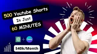The AI Secret Behind Making 500 YouTube Shorts in 60 Mins - NO FACE REVEALED! (2023)