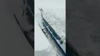 чистка лодок 🚤от снега. Рыбалка охота ягдтерьер🦡
