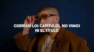 sal que te paso a buscar bad bunny ia (Letra) | Nostalgia Bad Bunny