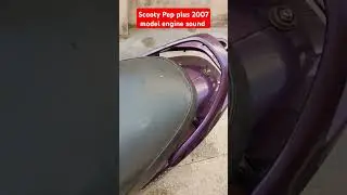 #tvs #scooty pep plus 2007 model BS2 engine rebuild by me and my friend engine sound