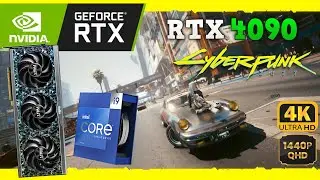Cyberpunk 2077 - RTX 4090 + I9 13900K + 64GB Ram (1440p | 4K Benchmark, PSYCHO Ray Tracing Settings)