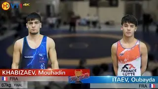 🤼 | Wrestling | 1st int. Tournament LOR 24 (Freestyle) - 67kg Gold | KHABIZAEV 🇫🇷 vs ITAEV 🇫🇷