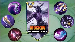 TOP GLOBAL MOSKOV CRAZY FULL PURPLE BUILD IN HIGH RANKED GAME! THEY THOUGHT I'M TROLLING!