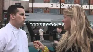 Chef Tom Rains at Gloucester Quays Food Festival 2011