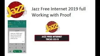 Unlimited Jazz Free Internet  Latest Trick 2019  100% Working with Proof