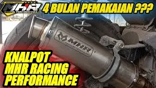 KNALPOT MHR RACING‼️EMPAT BULAN SETELAH PEMAKAIAN DI YAMAHA AEROX 155