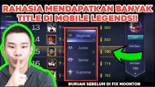 CARA CEPAT JADI TOP GLOBAL - MOBILE LEGENDS