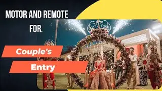 Couple Entry by Electric Trolley | Bride Entry by Electric Trolley | Motor and Controller for Trolly