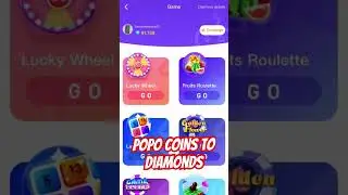 Exchange Popo coins to diamonds!! 