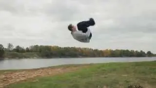 Сальто вперёд / Сальто вперёд козлом (Parkour Tricks)