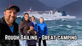 Our rough ferry crossing and 1st week of winter in a caravan