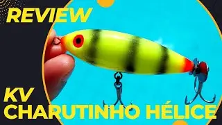 Charutinho Hélice da KV, isca de hélice para tucunarés amarelos e azuis. A melhor opção pelo $?