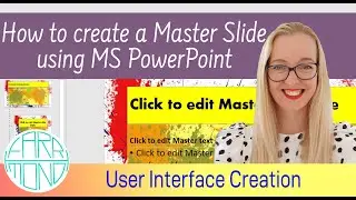 How to create a master slide using MS Powerpoint