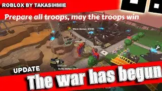 The war has begun, Prepare all troops, may my troops WIN | 💥UPDATE!💥 Tower Defense Simulator Roblox
