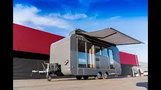Дом на колесах - 15 м2. Панорамные окна, спальня, гостиная, кухня, туалет, душ. MobiHome. MOBITRUCK