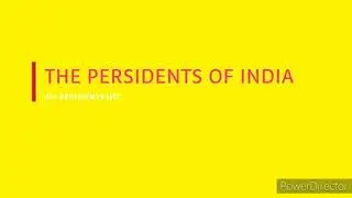 भारत के राष्ट्रपति की सूची || PERSIDENTS OF INDIA LIST | ALL PERSIDENTS LIST