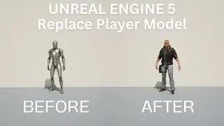 Unreal Engine 5 Quick Tutorials #1 - Replace Player Model