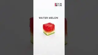 Oddly Satisfying Fruits Cutting into Perfect Cubes. #shorts