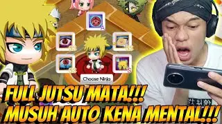 Eksperimen Full Jutsu Mata !!! Musuh Auto Kena Mental !!! Ninja Heroes New Era
