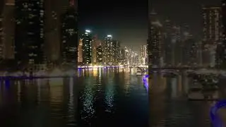 Дубай. Вечерняя Dubai Marina