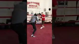 New Flex-mitt User - Trainer Gus Curren with Pro Junior Welter Jonathan Pierre (2-0)
