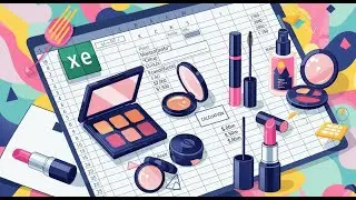 MS Excel Basics | Calculate Makeup Product Costs with Excel
