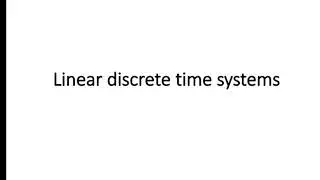 Pulse transfer function, impulse response of LDS system