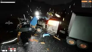 2 Ghost Trucks Destroys Some Cars And A Traffic Jam (Brick Rigs)