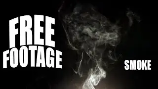 Copyright Free Smoke Effects on Black Background