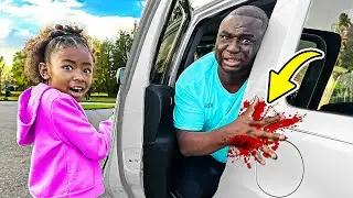 I SLAMMED my DAD’S HAND IN THE CAR DOOR! (BROKEN?)