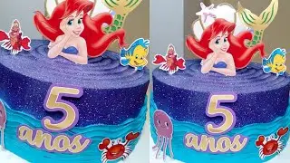 BOLO SEREIA ARIEL | Pequena Sereia