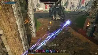 Ashes of Creation Alpha Mage PvP - 1v3 Siege
