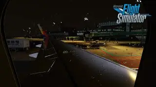 [4K] Microsoft Flight Simulator - 악천후 김포국제공항 14L 착륙 승객시점