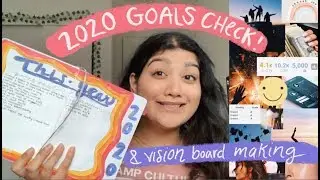 2020 goals check + how i made my digital vision board
