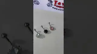 Сережки в пупок ЦВЕТКИ