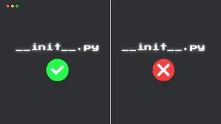 __init__.py vs NO __init__.py