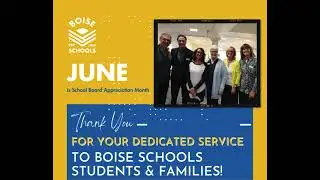 School Board Appreciation Month June 2024