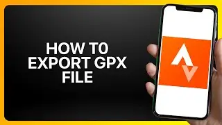 How To Export GPX File from Strava Tutorial