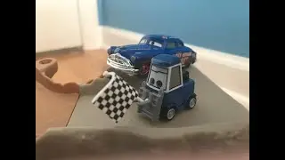 Disney Cars Double Clutch Daley and Dirt Track Fabulous Hudson Hornet Review