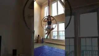 Beginner Tutorial on Aerial Hoop: Man in the Moon Variations