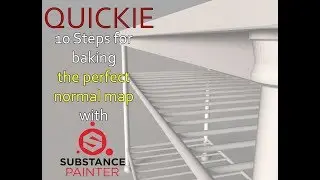3D Texturing : Baking the perfect normal map in under 5 minutes!