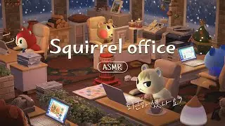 모동숲 ASMR | 다람쥐 사무실 ⌨️ | 1hour for Focus & Relaxation