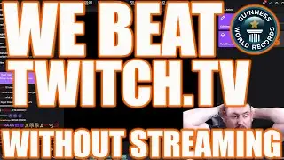 WE BEAT TWITCH HYPE TRAIN WITHOUT EVEN STREAMING ON IT! - WORLD RECORD?