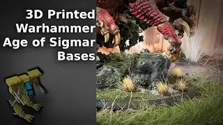 Creating 3D Printed Seraphon Bases for Warhammer: Age of Sigmar