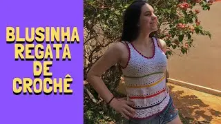 Crocheted tank top