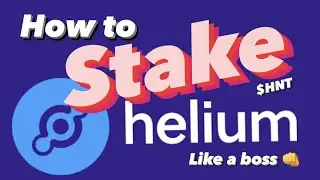 How to STAKE HELIUM $HNT | Crypto Passive Income through Staking Pool