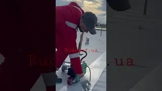 Полоси ПВХ мембрани під сонячні панелі. Плоский дах.