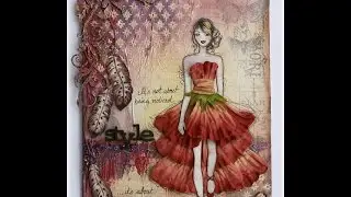 Style  Mixed Media Canvas Tutorial